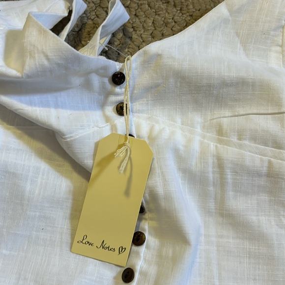 White cotton crop top - Picture 6 of 6